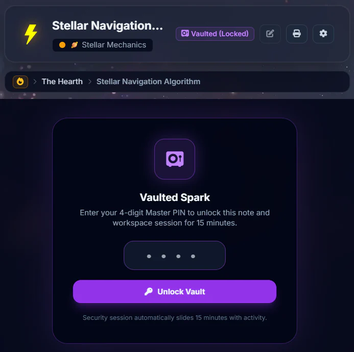 Redacted Spark Note Preview