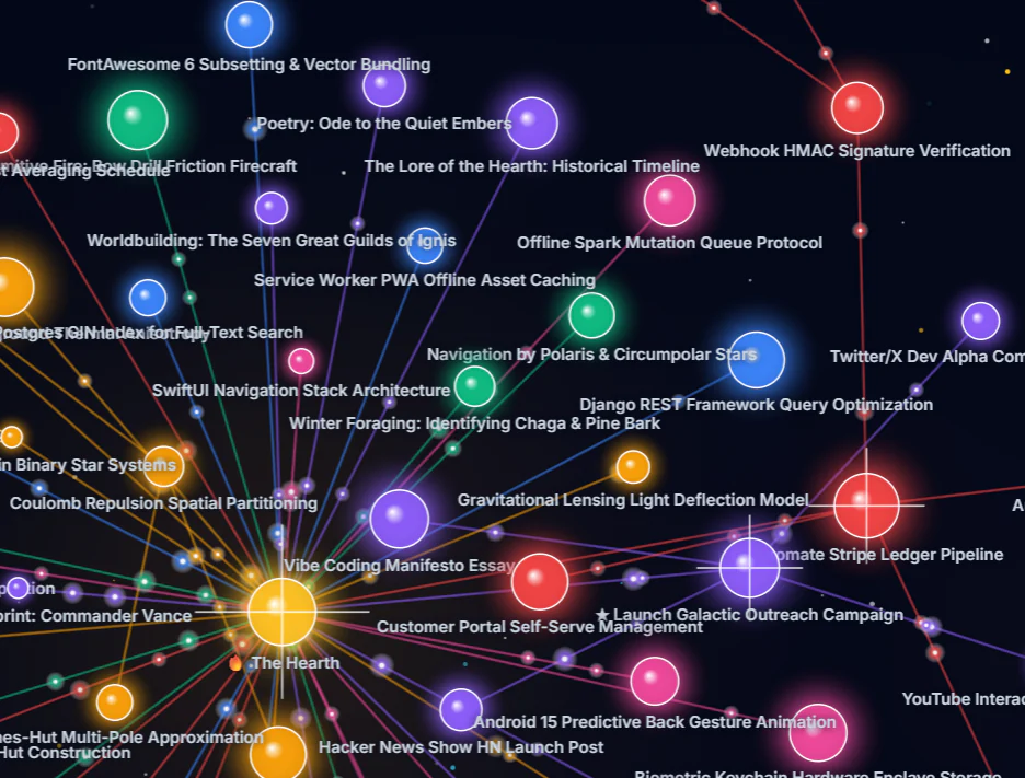 Interactive Project Map Canvas